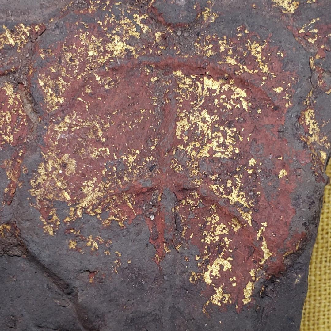 ◇『豊臣家 伏見城 五七の桐紋 金箔瓦 断片』豊臣秀吉◇