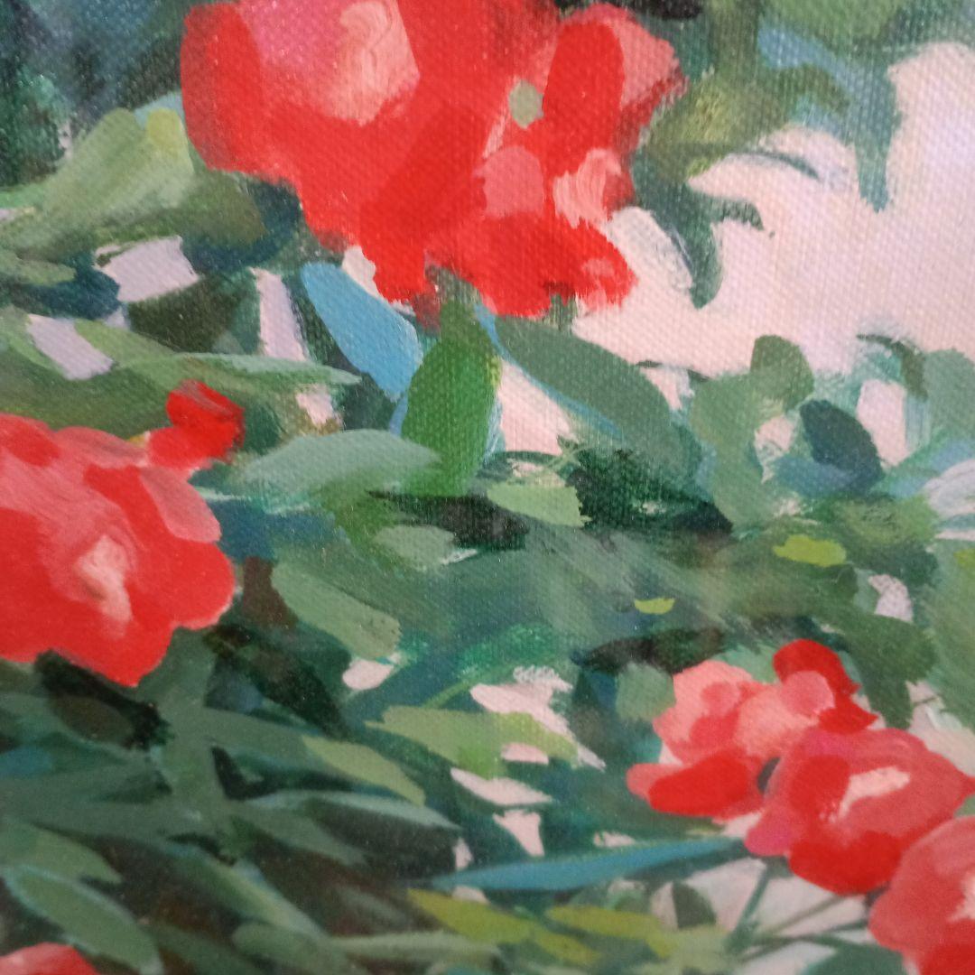 檜山健三 ばら 6号油彩