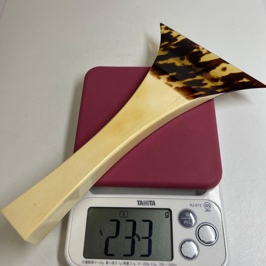 専用 極上 特大津軽三味線バチ ケース付 233g 東Y7-1204☆2Fタサオ