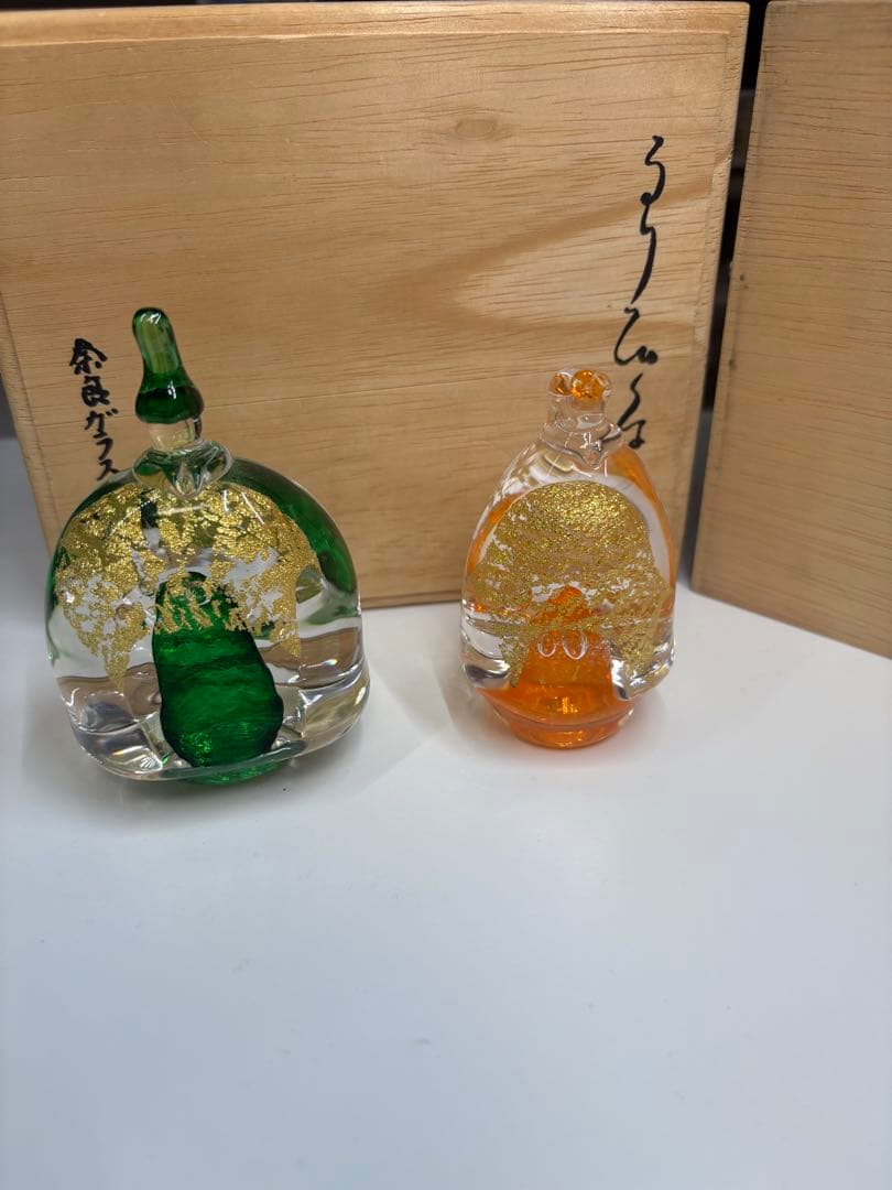 □瑠璃雛 雛人形 るりびな 奈良ガラス工房 金箔 立雛 おひなさま 値段