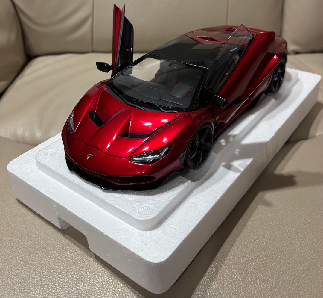 AUTOart ランボルギーニ チェンテナリオ　メタリックレッド　1/18