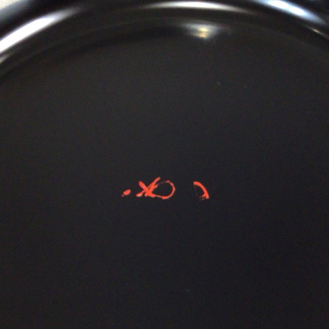 Ｐ３２６　喰籠　『山中塗』『表千家　堀内宗完　書付』『掛子添』『朱網食篭』　共箱