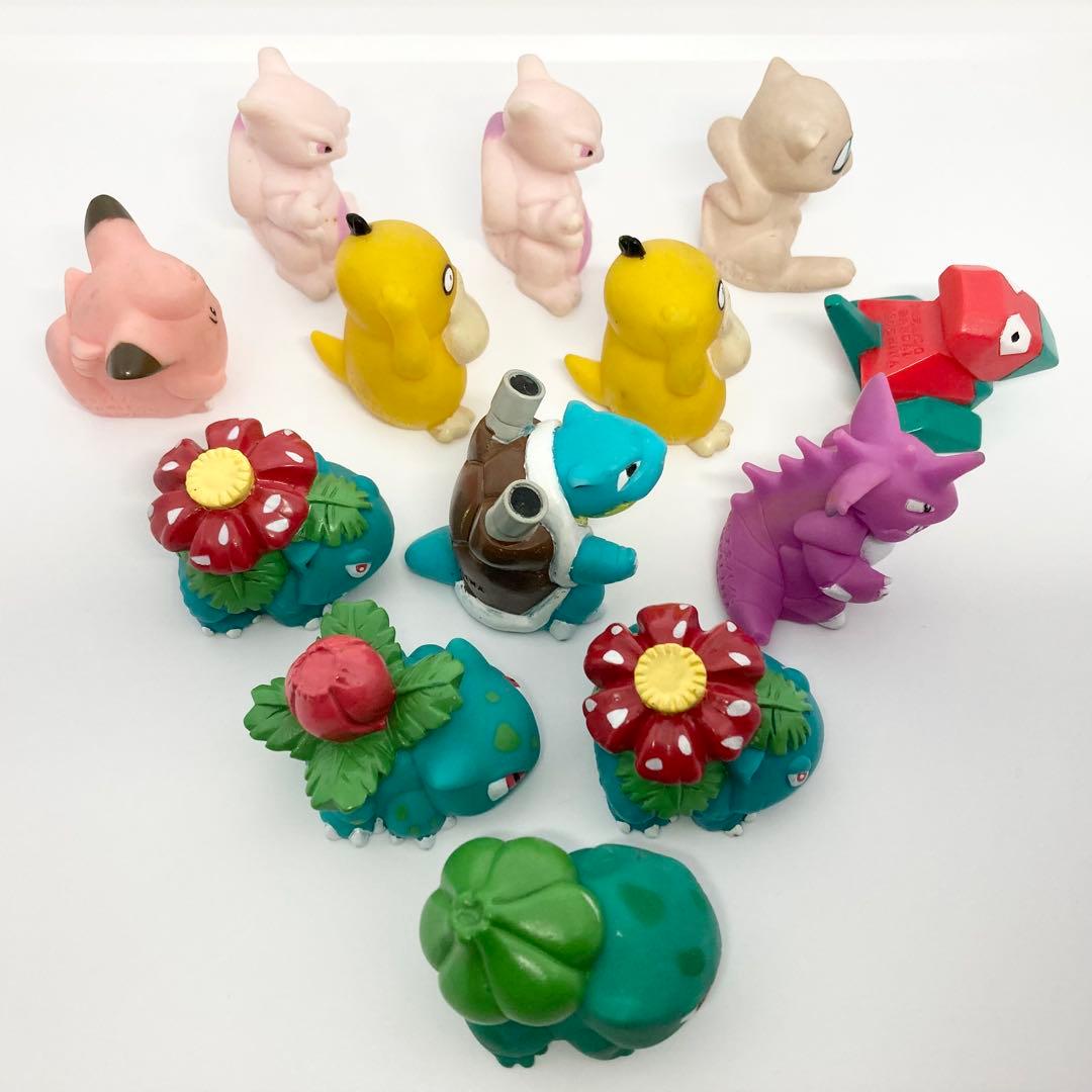 1996 ポケモンキッズ ソフビ ゆび人形 フィギュア 13体 まとめ売り
