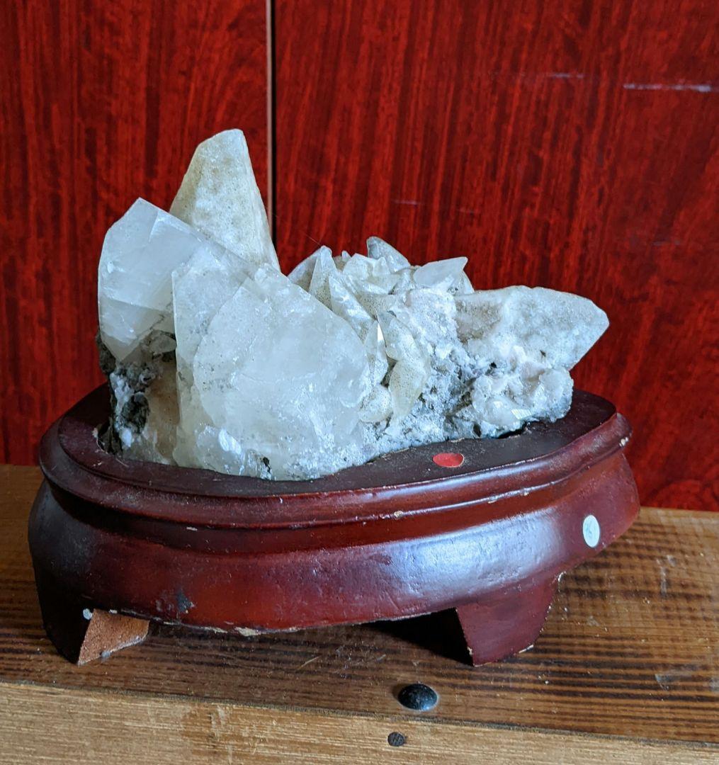 台座付き❤️ピンクカルサイトクラスター✨ カルサイト クラスター