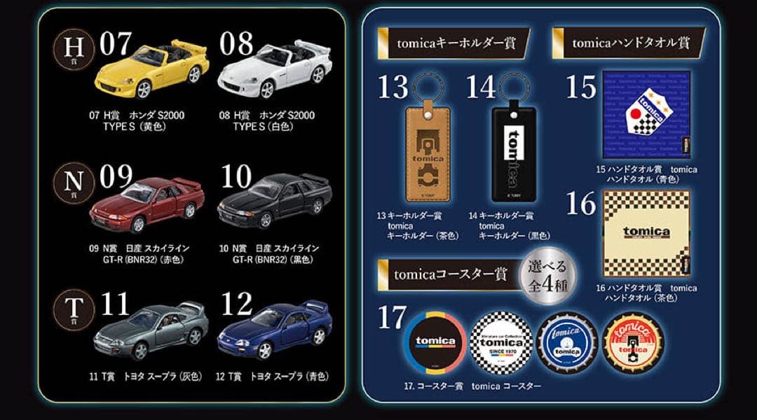 トミカくじ　全種1点ずつ