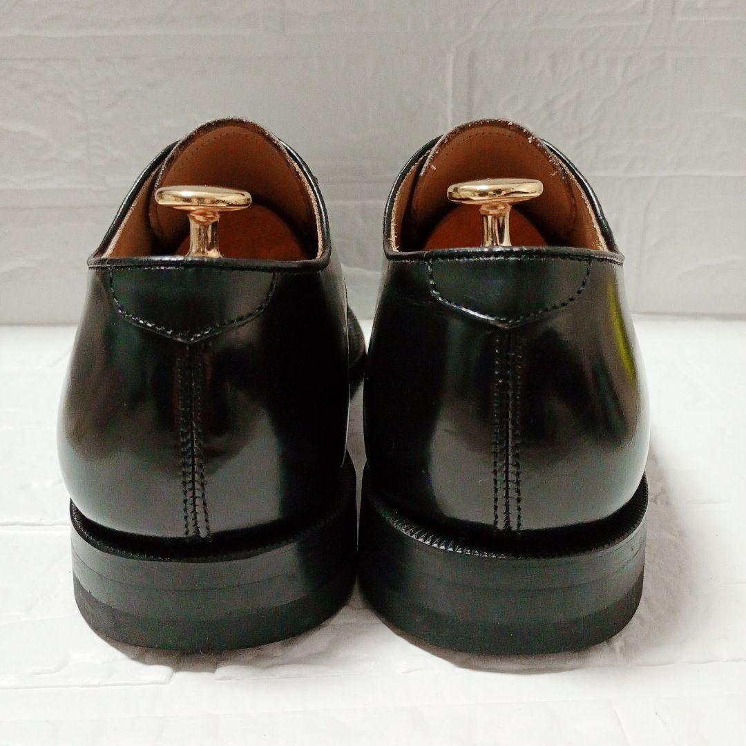 REGAL プレーントゥ レザーシューズ ブラック 26 幅広