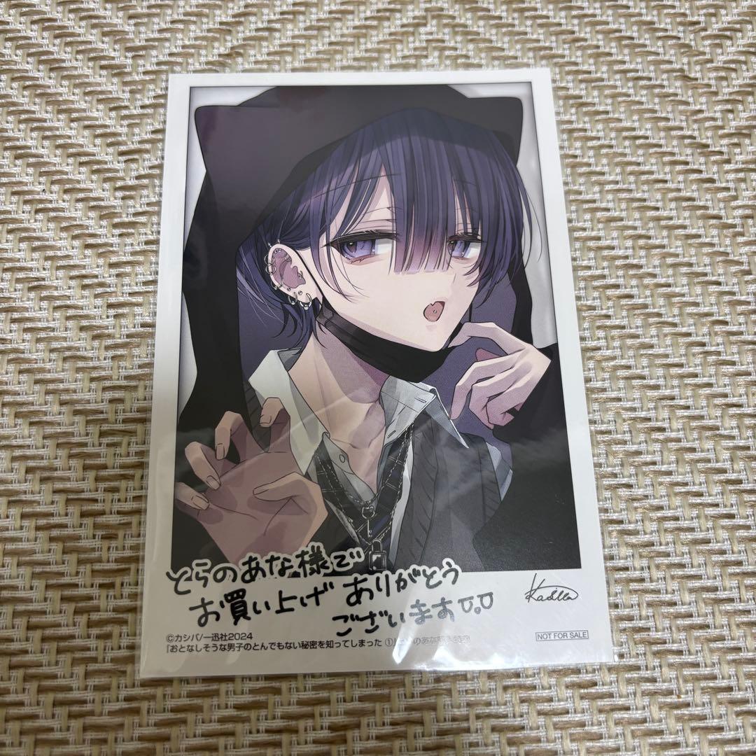 おとなしそうな男子のとんでもない秘密を知ってしまった 特典 イラスト