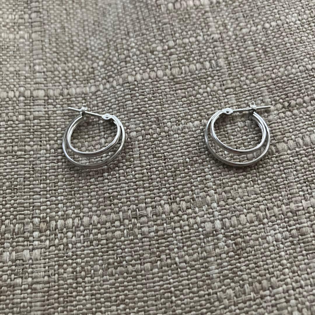 Jewel closet by L&Co. 2連風フープピアス