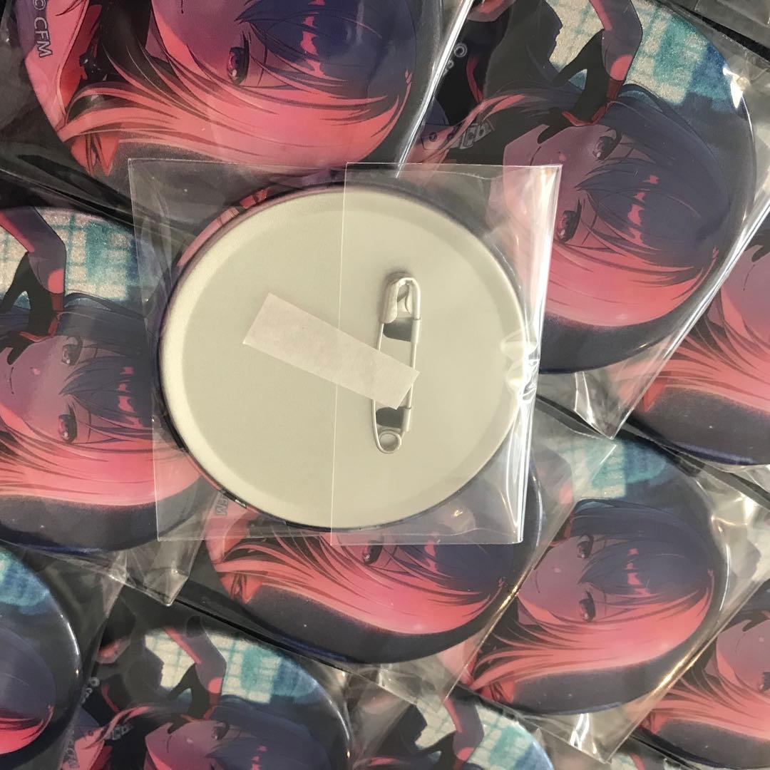 プロセカ　グリッター缶バッジ 44A 巡音ルカ ×80個まとめ売り