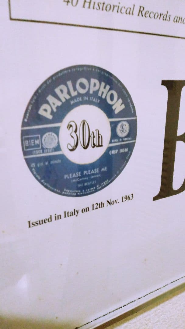 ビートルズ Beatles アート ポスター ローランド・ジャンベリ 大型額装