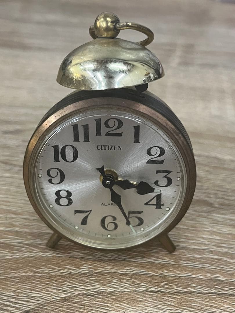 ヴィンテージ シチズン目覚まし時計 ゼンマイ手巻き式 現状品動作