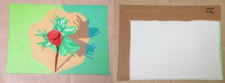 価格ホビー・楽器・アート - アクリル絵画 ☆BLOOD ～ 和名(恋人