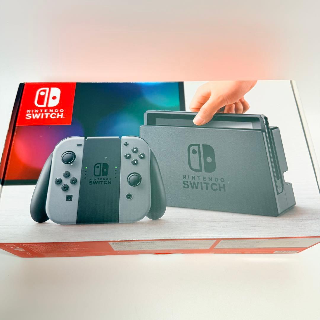 完品　美品　Nintendo Switch グレー　　ニンテンドー　スイッチ