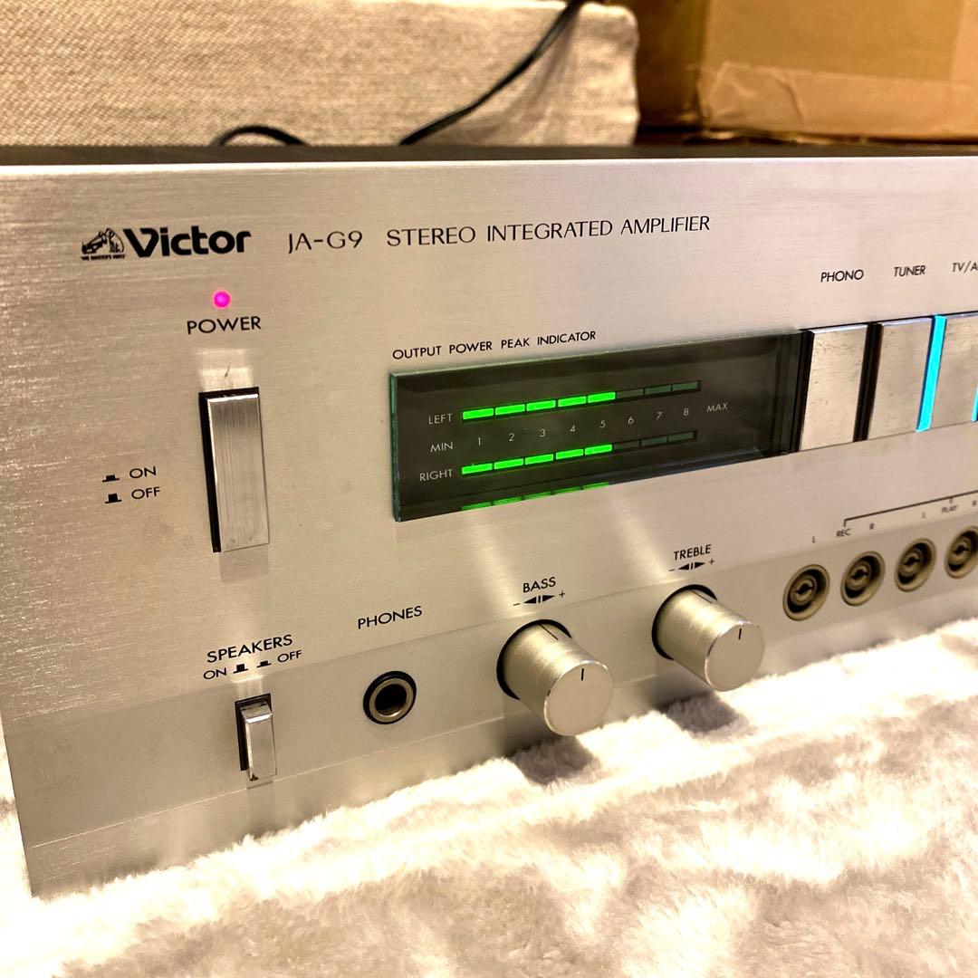 VICTOR プリメインアンプ JA-G9 レベルメーター 動作品 - メルカリ