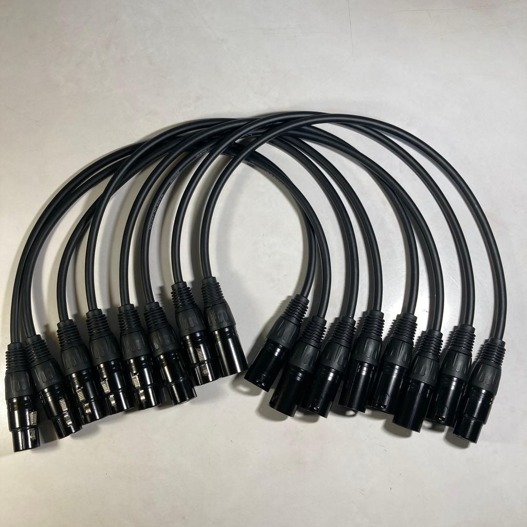 CANARE キャノンケーブル50cm（8本セット） 新品