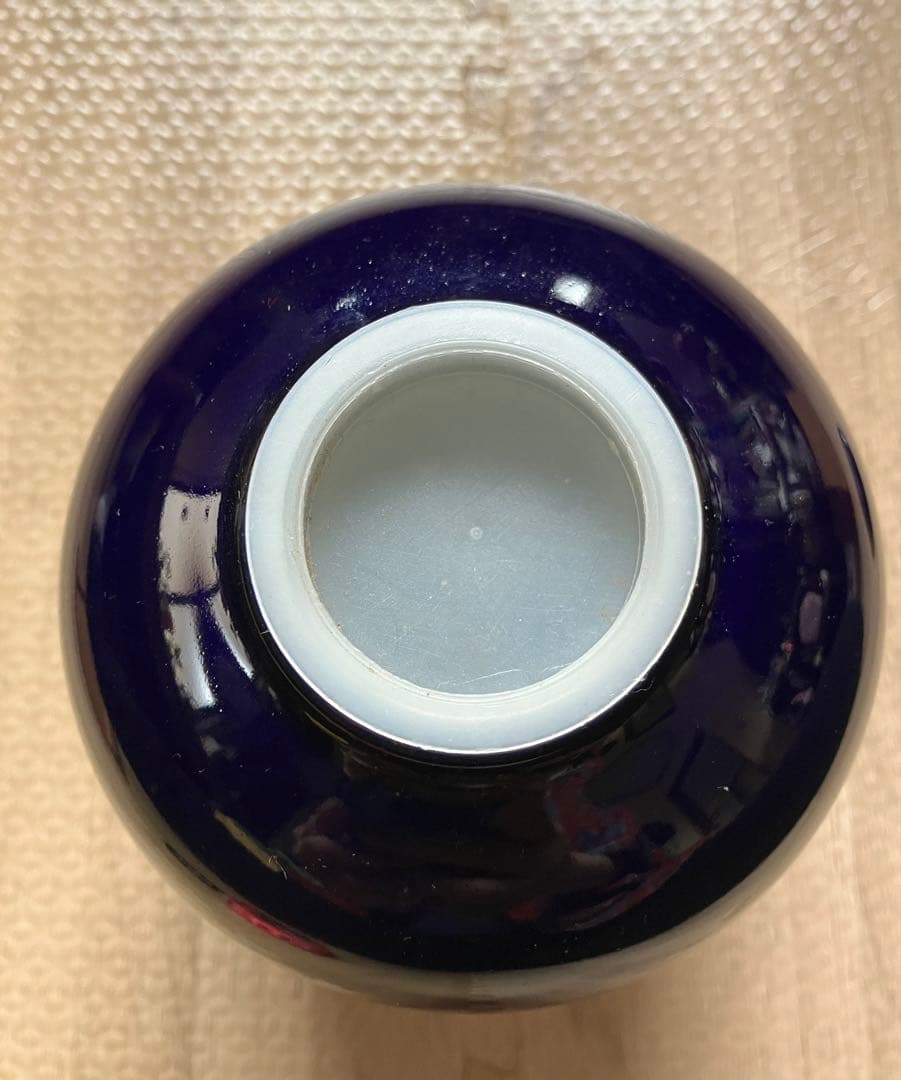 茶壺　茶入　金鶴紋様