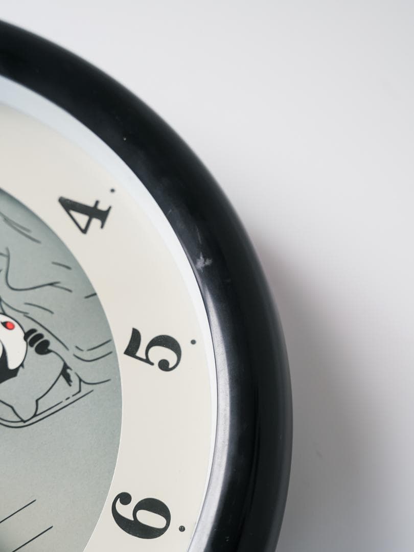 80's \"Felix the Cat\" グラフィッククロック ポストモダン