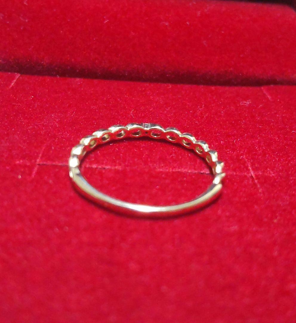 希少サイズ！【ESTELLE】K10YG　ダイヤモンドリング　14号