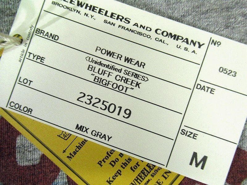 新品 フリーホイーラーズ 半袖 ビッグフット 染み込みプリント Tシャツ