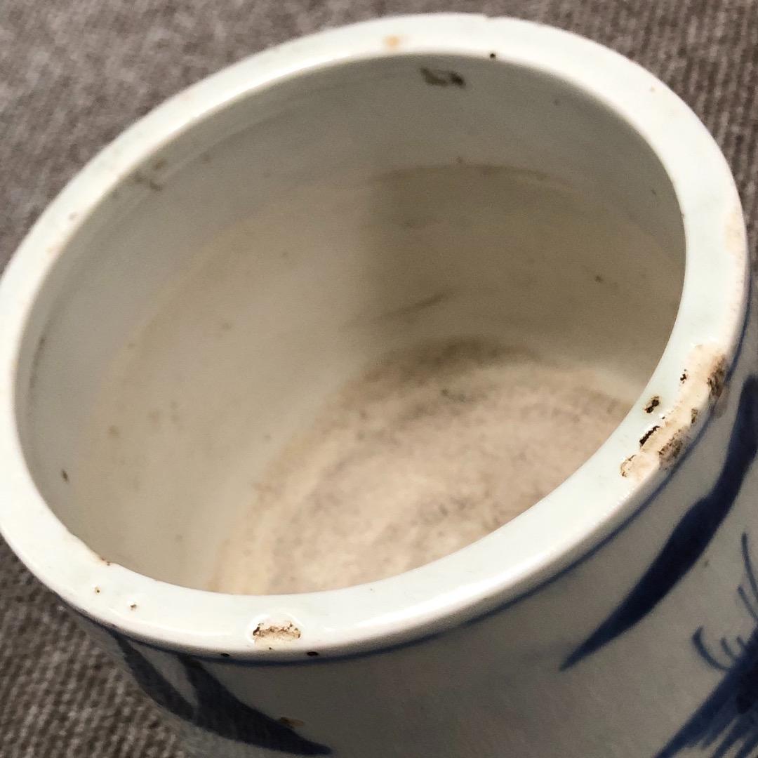 骨董　筆入れ　ペン立て