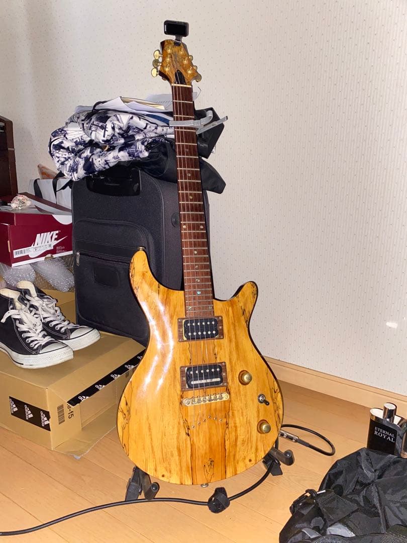 エレキギター スパイダーウッド ナチュラル 買う