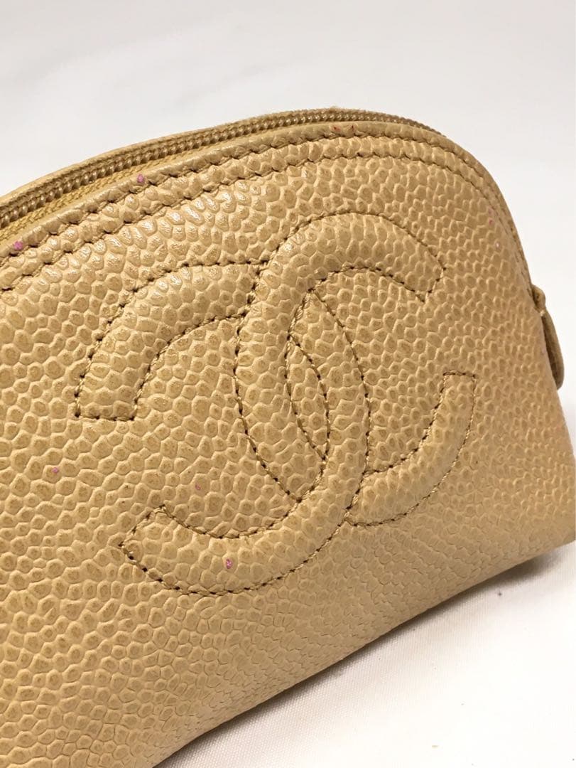 シャネル　キャビアスキン　ケース