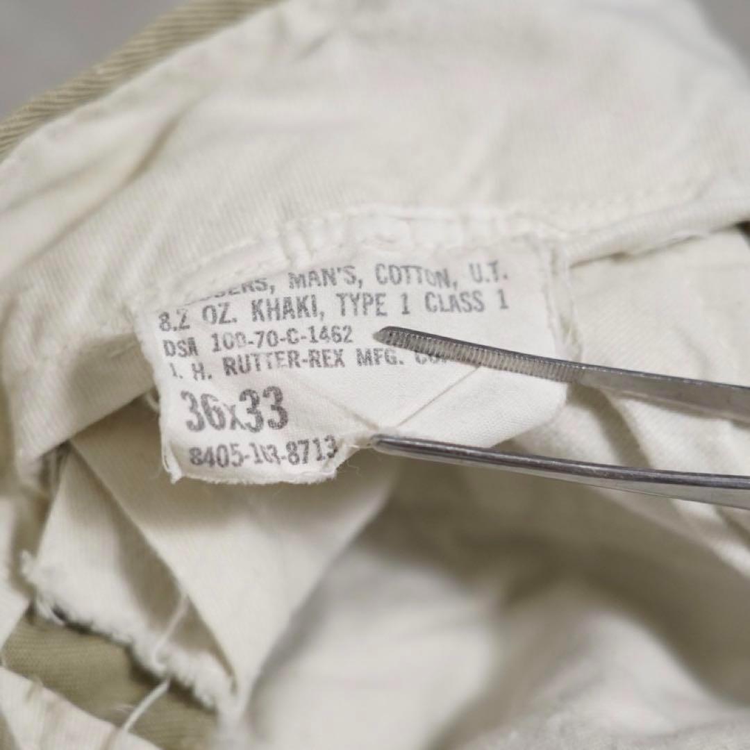 US ARMY チノパン 70s 実物 アメリカ軍 ミントコンディショ