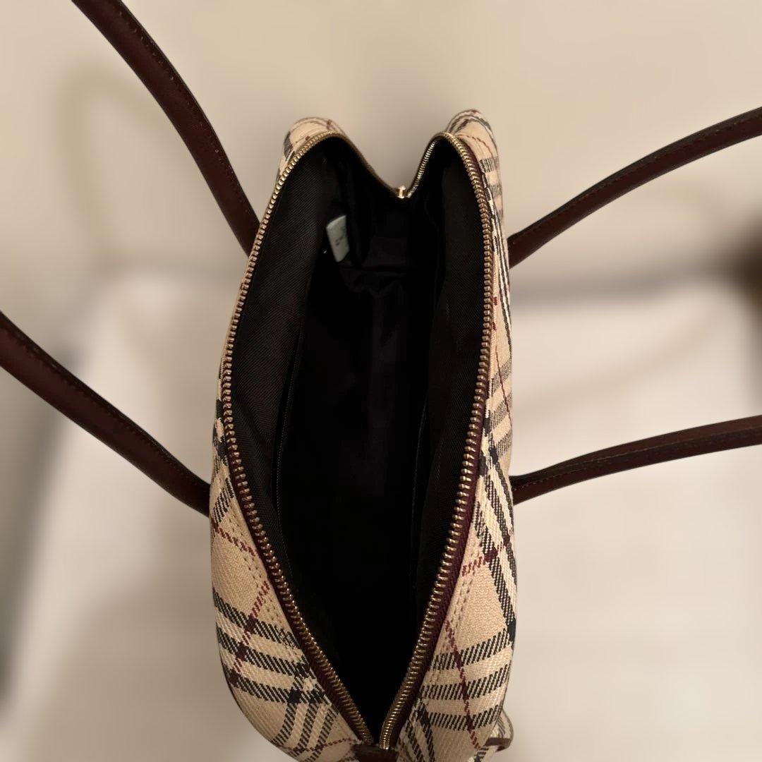 BURBERRY チェック柄 ハンドバッグ 中型
