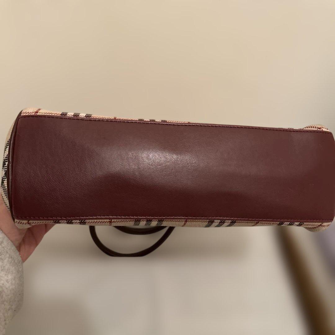 BURBERRY チェック柄 ハンドバッグ 中型