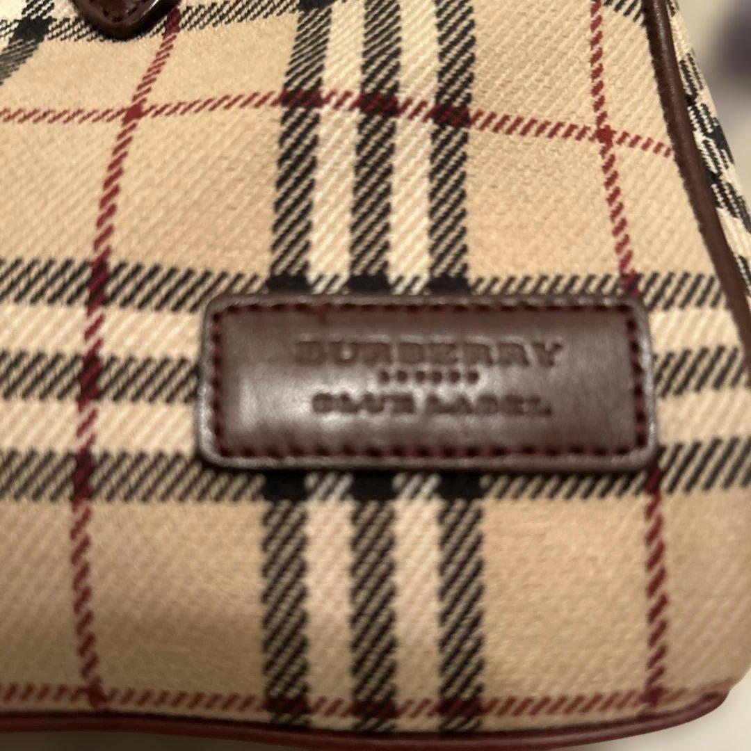 BURBERRY チェック柄 ハンドバッグ 中型