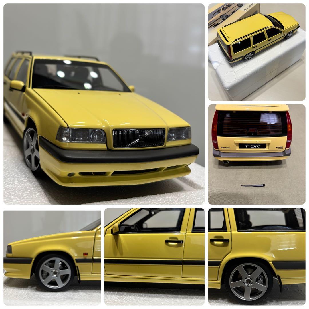 オートアート VOLVO 850 T-5R エステート クリームイエロー 絶版 SUPER RARE* 1/18 AUTOart Volvo 850 T5-R Sedan 1995 Cream Yellow | eBay