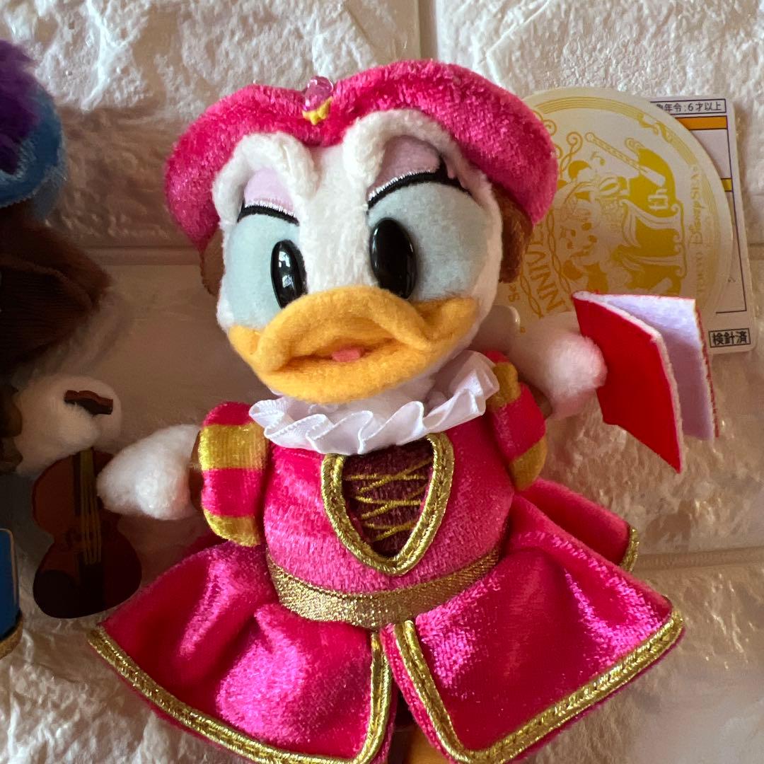 ディズニーシー17周年 ドナルドダック デイジーダックぬいぐるみバッジ