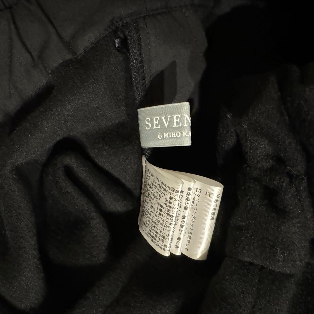 seventen フレアキュロット BLACK XS