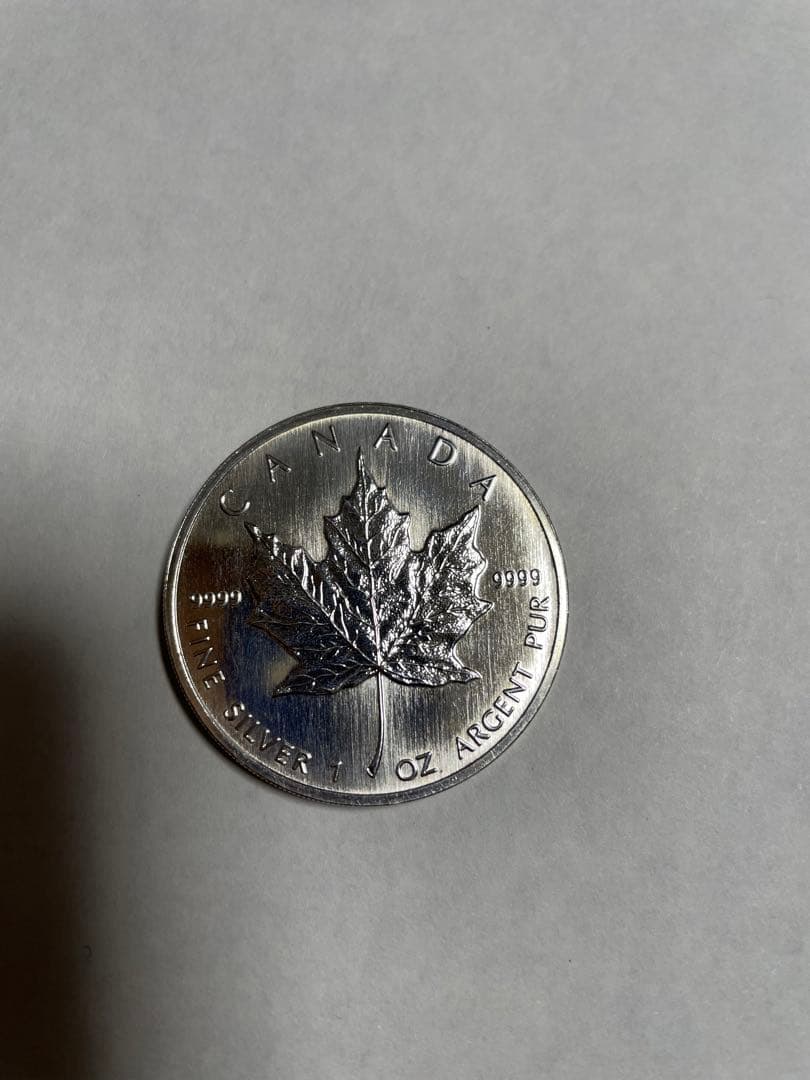カナダ メイプルリーフ 5ドル 1オンス 銀貨 1997年 - メルカリ