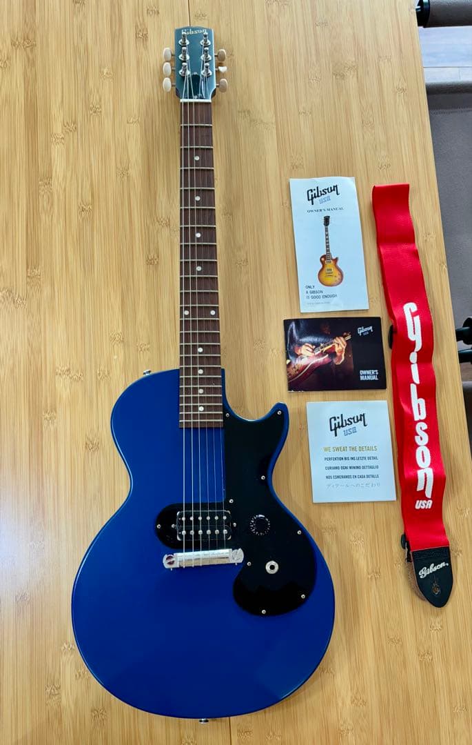 Gibson エレキギター レスポール メロディ・メーカー　青 Gibson エレキギター レスポール メロディ・メーカー 青 Gibson Melody