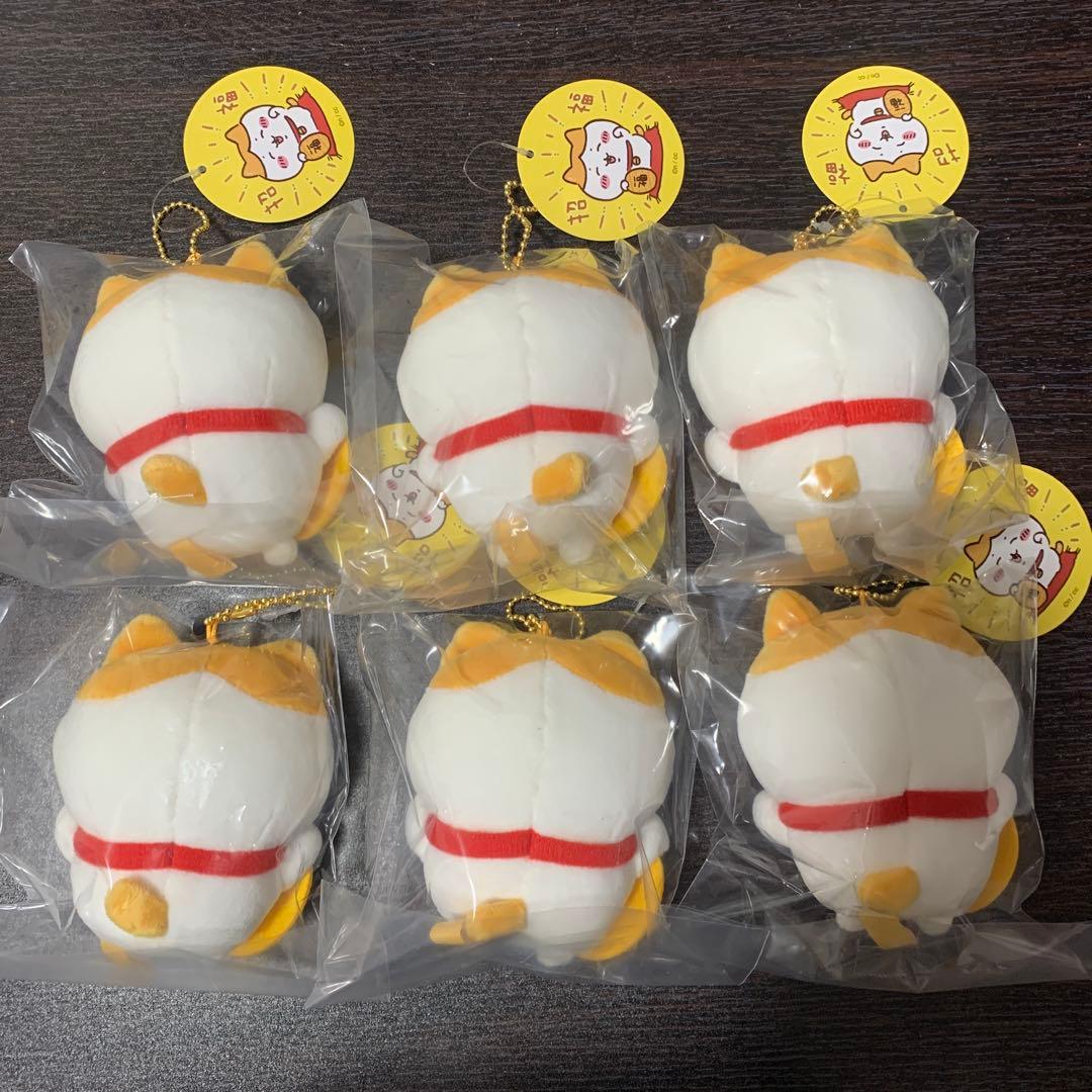 【新品・未開封】ちいかわ　招福！　ハチワレマスコット　6コセット