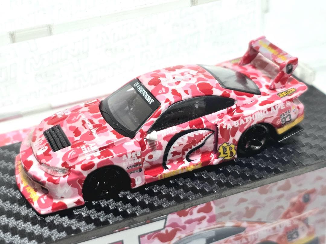 限定 LBWK Mini GT BAPE 日産 S15 + ケース付き