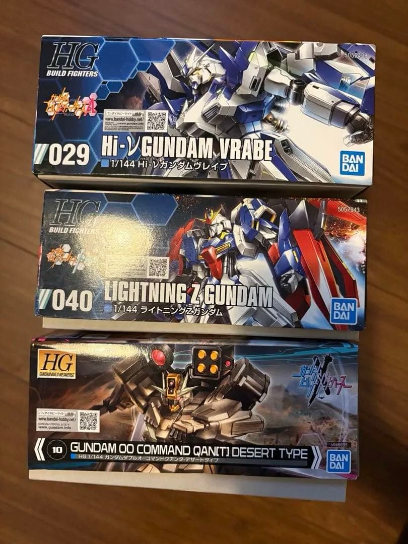 hgガンダムプラモデルセット