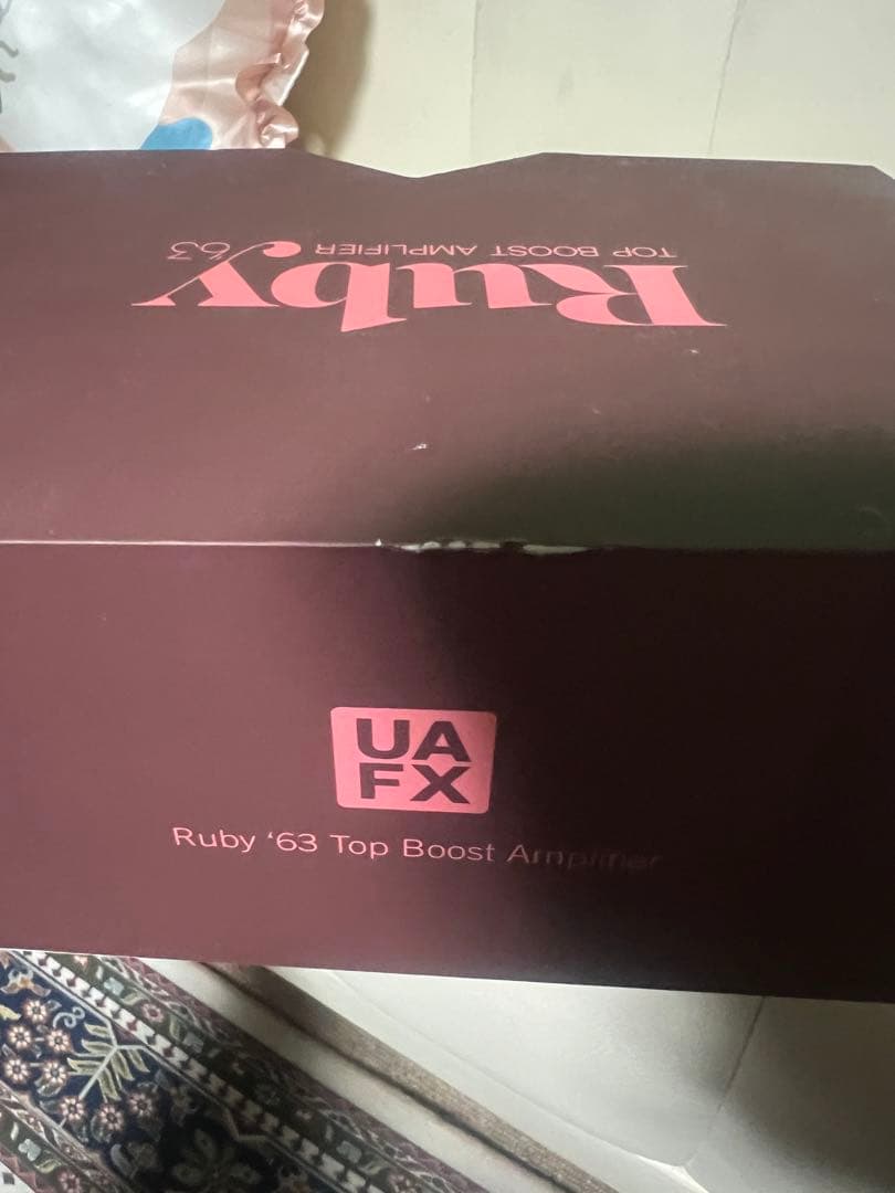 UAFX Ruby Top Boost Amplifier ギターエフェクター
