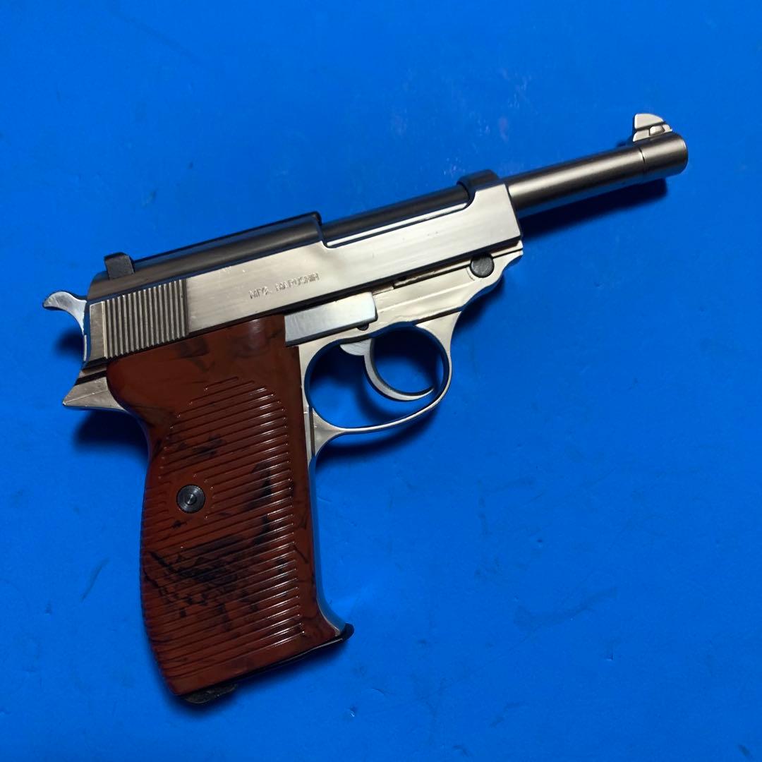 ⭕️★マルシン ワルサーP38ニッケルフィニッシュ ABS樹脂製 未発火モデルガン