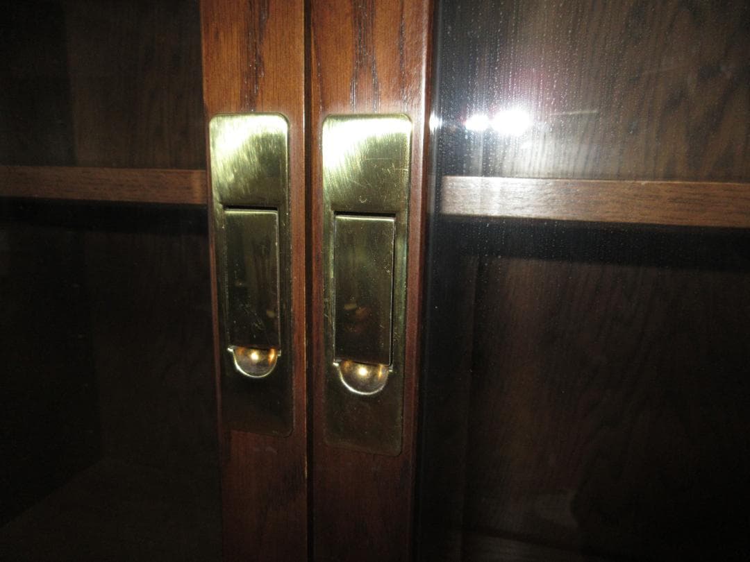 ヴィンテージ】カリモク ドマーニ モーガントン 木製ガラス