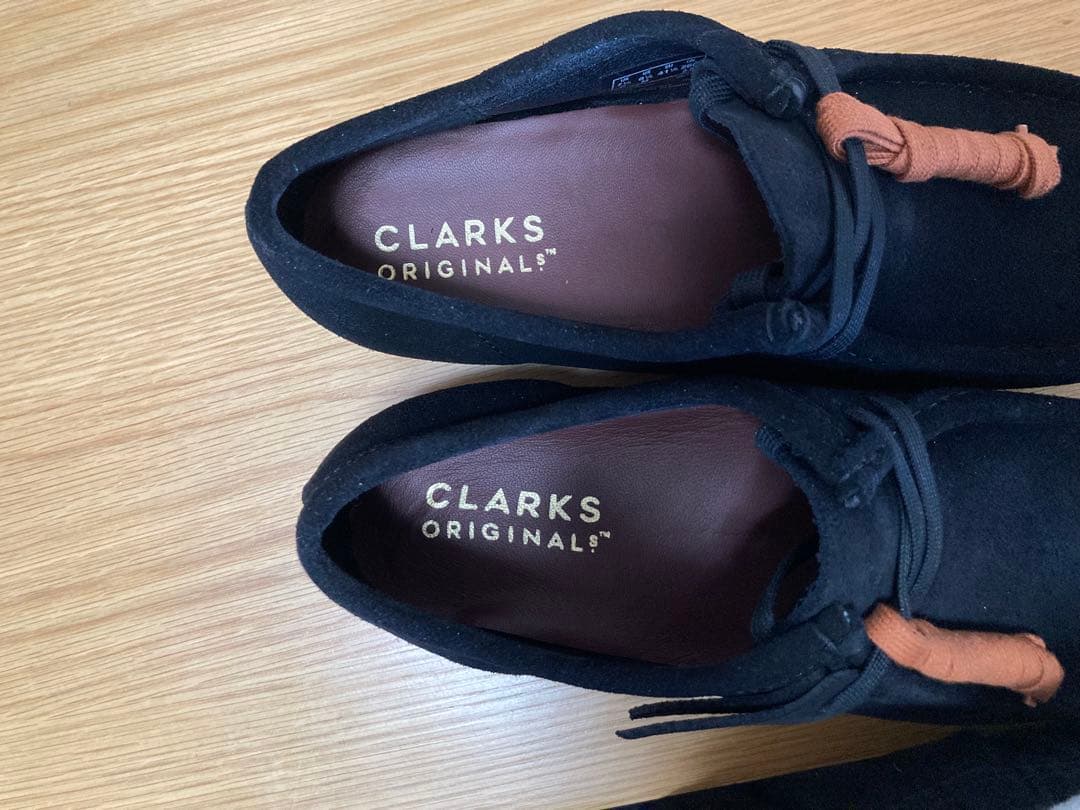 Clarks ワラビーブラック 25.5cm UK7h