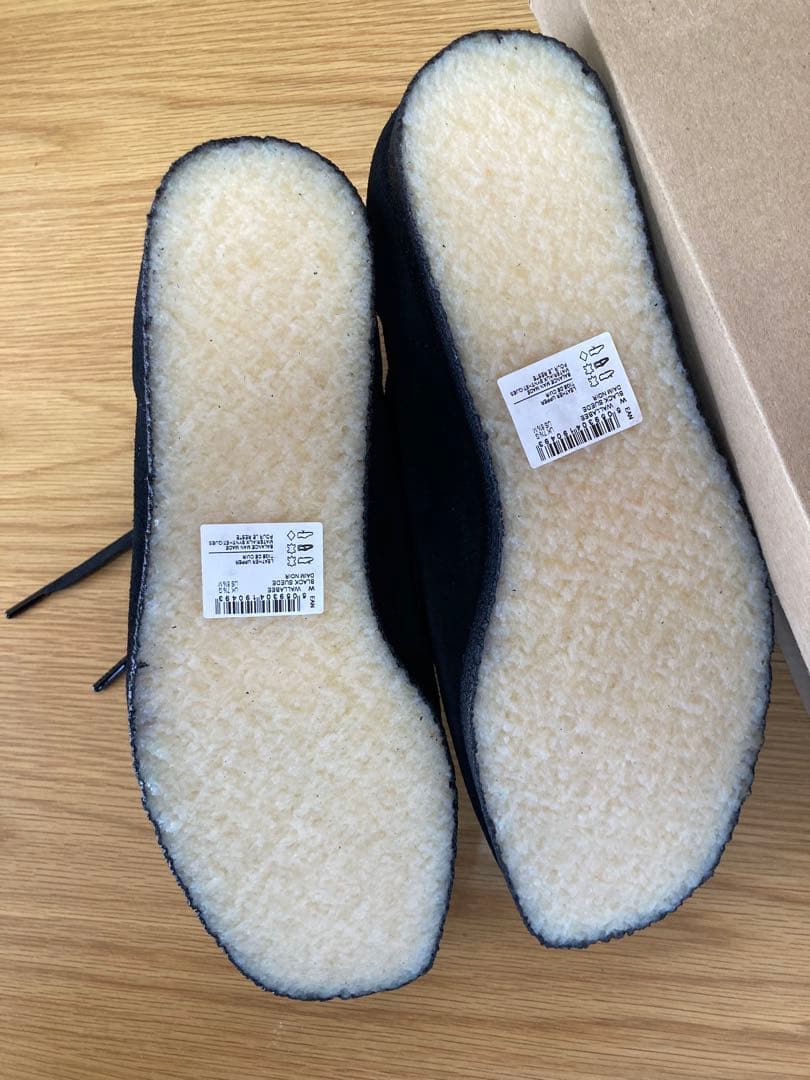 Clarks ワラビーブラック 25.5cm UK7h