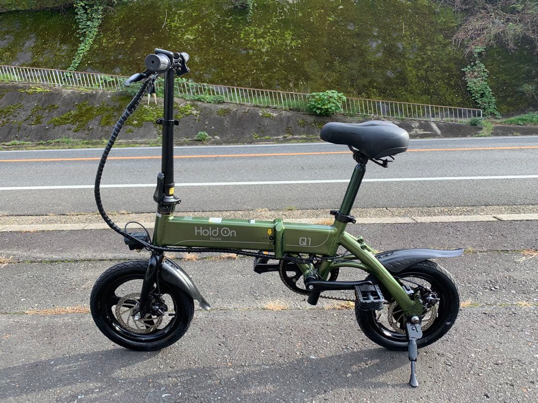 【即乘】送料無料Hold On 折り畳み電動自転車 Q1 7.5Ah動作確認済