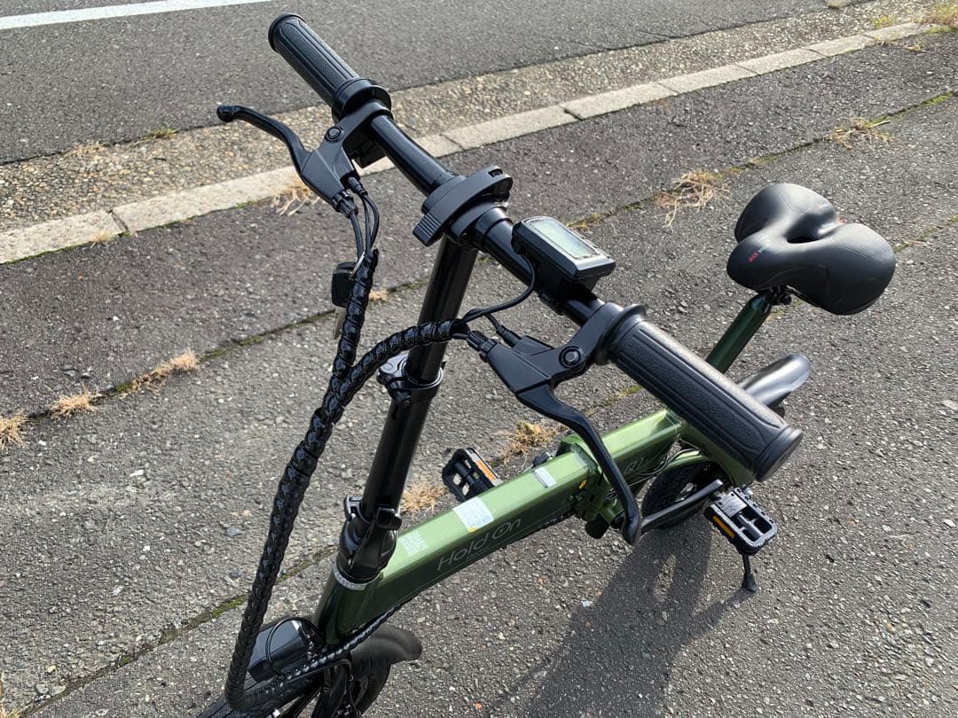 【即乘】送料無料Hold On 折り畳み電動自転車 Q1 7.5Ah動作確認済