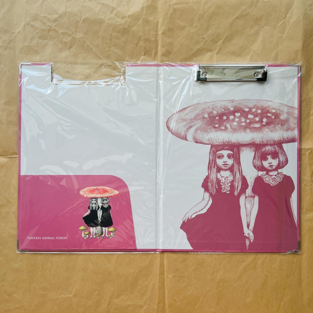 ② 台湾 ヒグチユウコ 奇幻動物森林 クリップボード チラシ セット