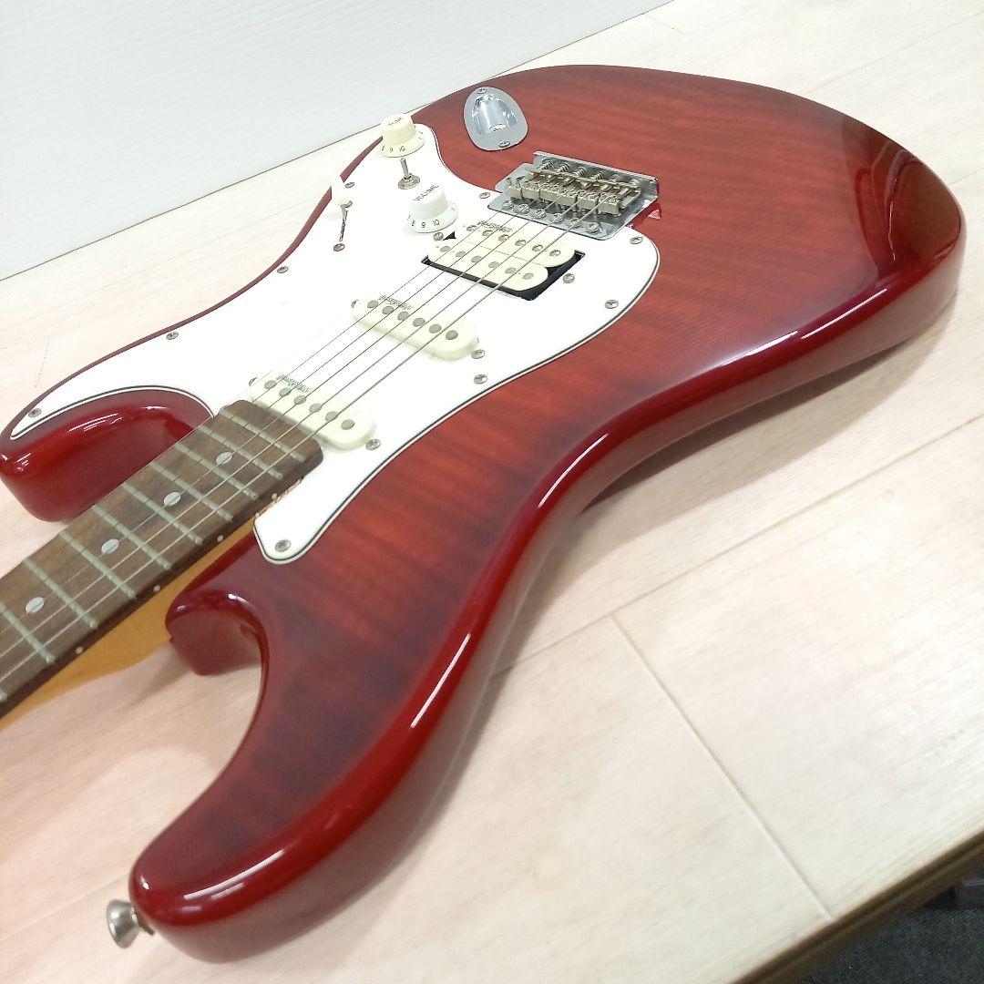 セット1 BUSKER'S BST-2H ストラトキャスター シースルーレッド