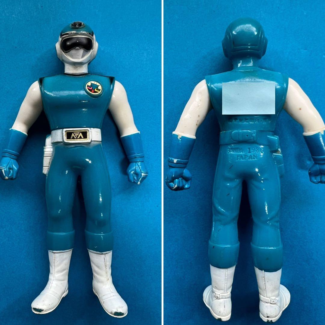 昭和レトロ超貴重超新星フラッシュマンソフビ5体セット