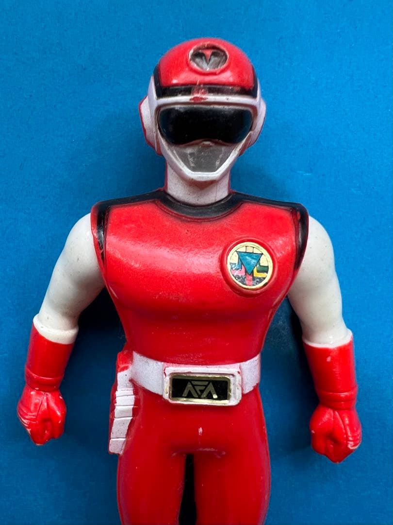 昭和レトロ超貴重超新星フラッシュマンソフビ5体セット