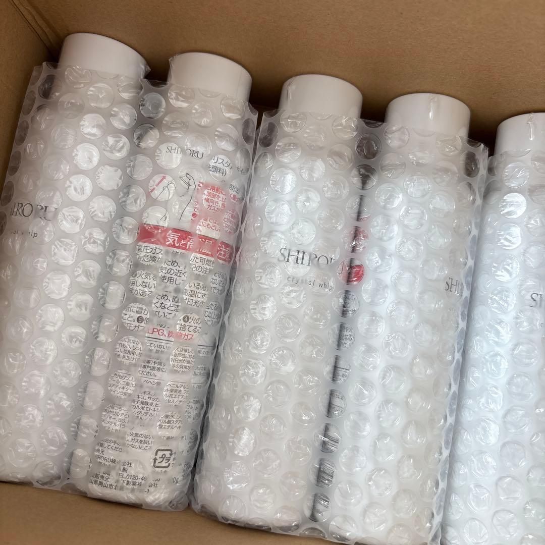 SHIRORU クリスタルホイップ6本+ クオリティファーストシートマスク